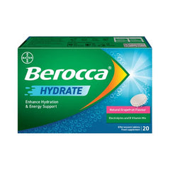Berocca Hydrate Electrolytes & Vitamin B Mix Natural Grapefruit Flavour