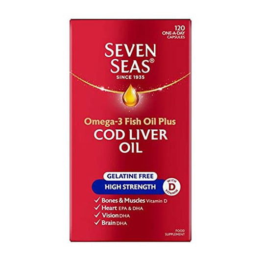 Seven Seas High Strength 120 Capsules
