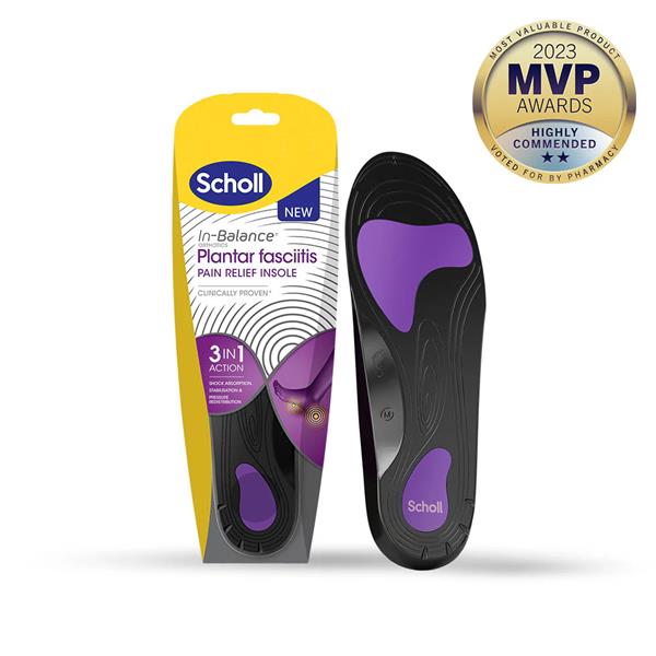 Scholl In Balance Planter Fasciitis Pain Relief Insole