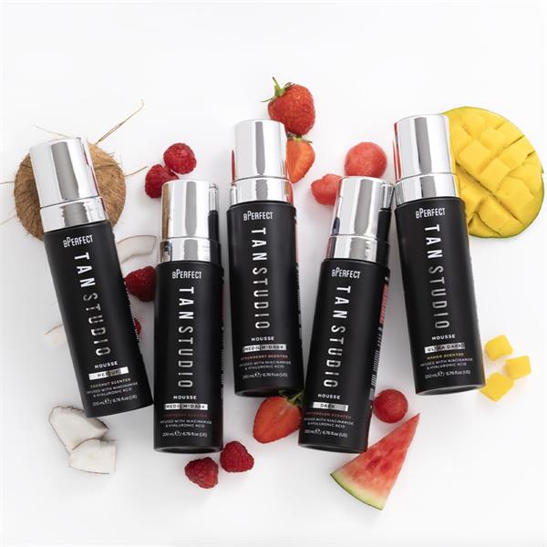 bPerfectTan Studio Mousse Medium Coconut Scented