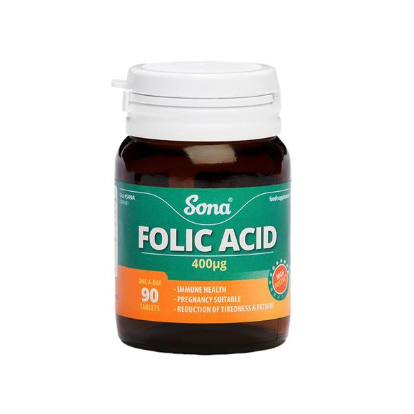 Sona Folic Acid 90 Capsules