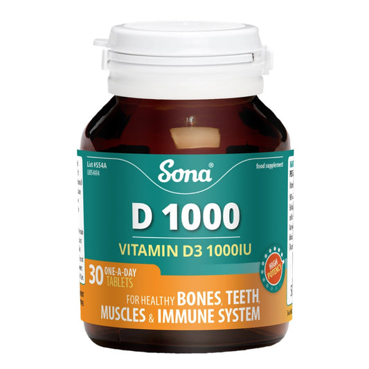 Sona D1000 IU Tablets (30)
