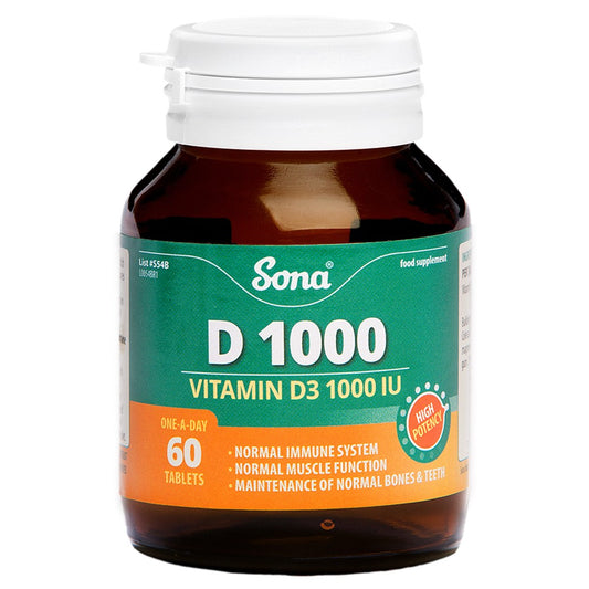 Sona D1000 IU Tablets (60)