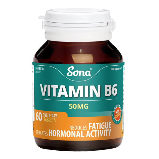 Sona Vitamin B6 50mg Tablets (60)