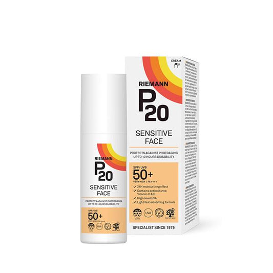 P20 50g Face Suncream Spf50+ Sensitive