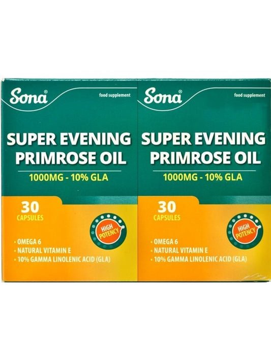 Sona Evening Primrose Oil 1000mg 2x30pk