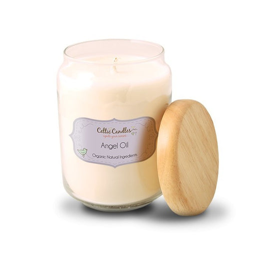 Celtic Candles Large Pop Jar Angel Oil