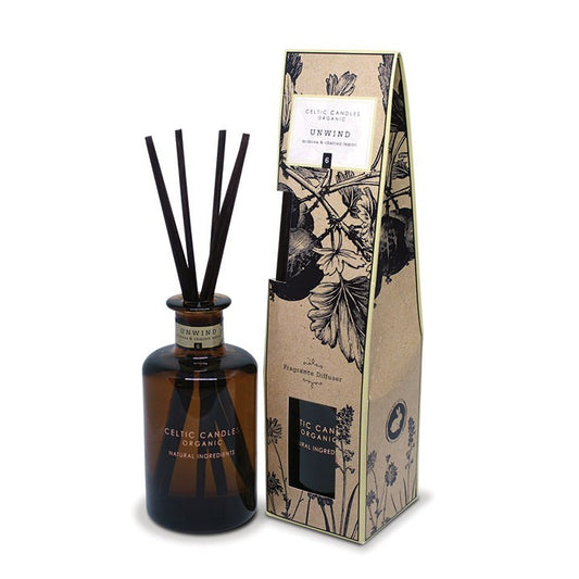 Celtic Candles Organic Unwind Fragrance Diffuser