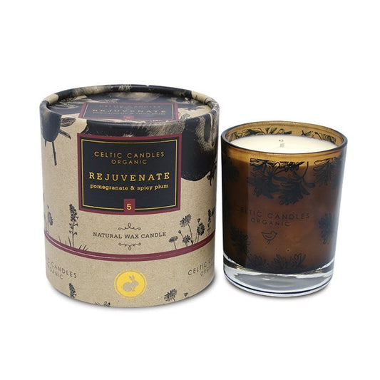 Celtic Candles Organic Rejuvenate Natural Wax Candle