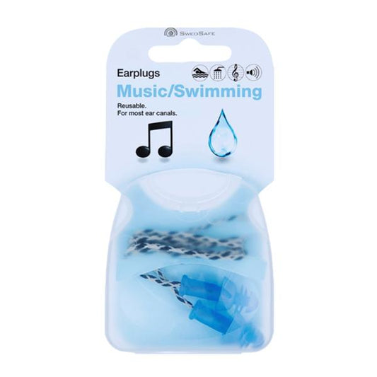 Swedsafe Music/Swim Earplugs M/L
