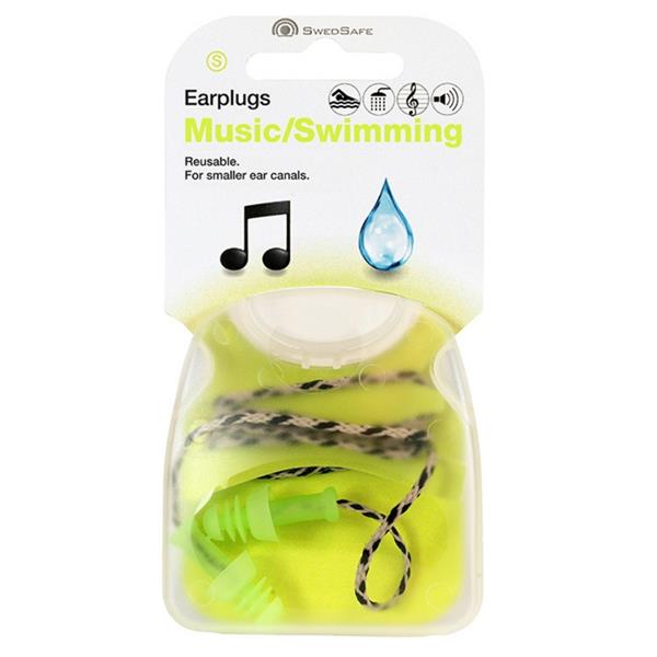 Swedsafe Music/Swim Earplugs Small