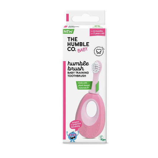 The Humble Co Baby Training Toothbrush Pink