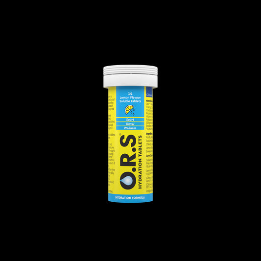 O.R.S Hydration Tablets Lemon 12 Tablets