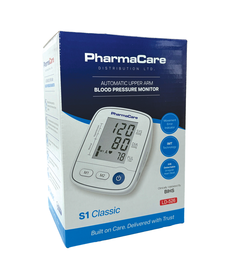 Pharmacare Automatic Upper Arm Blood Pressure Monitor
