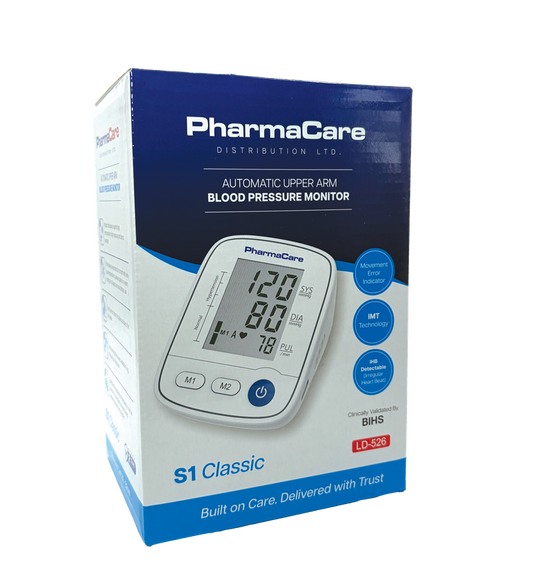 Pharmacare Automatic Upper Arm Blood Pressure Monitor