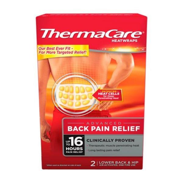 Thermacare Heatwraps For Lower Back And Hip 2 Pack