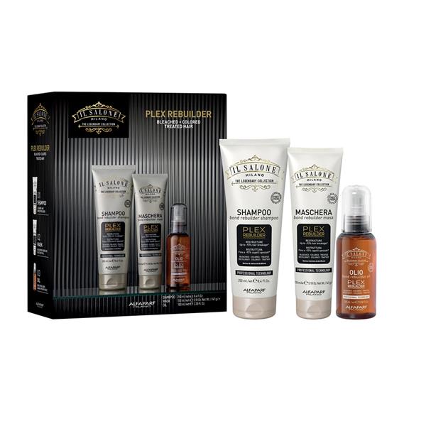 Il Salone Plex Rebuilder Bleached,Colour,Treated Hair Gift Set
