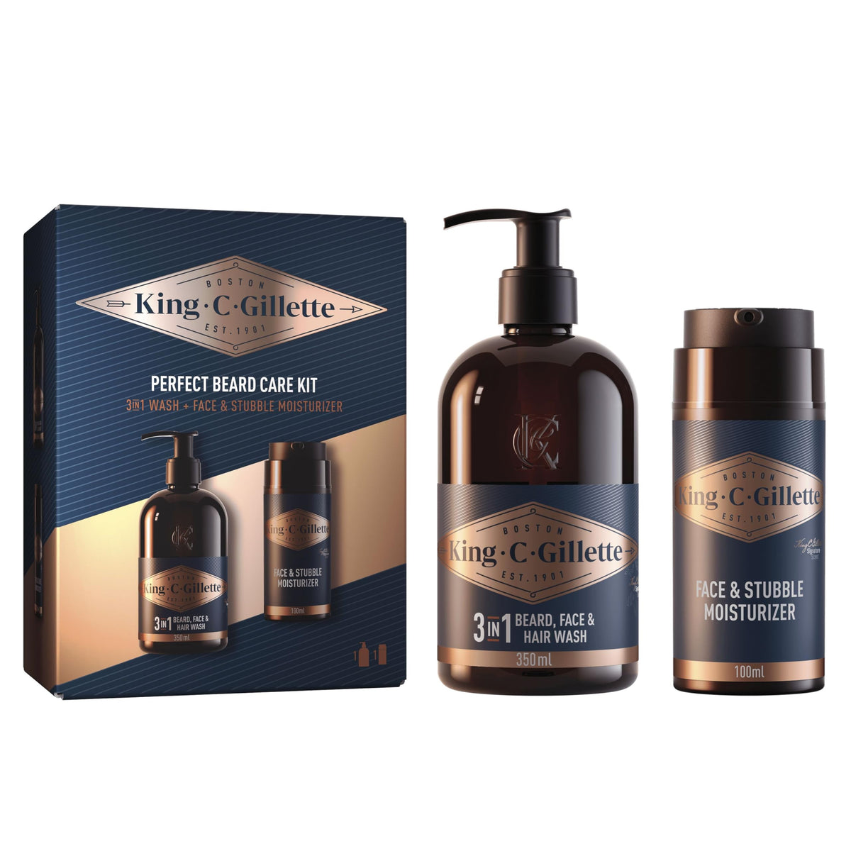 King C Gillette Perfect Face Care Kit