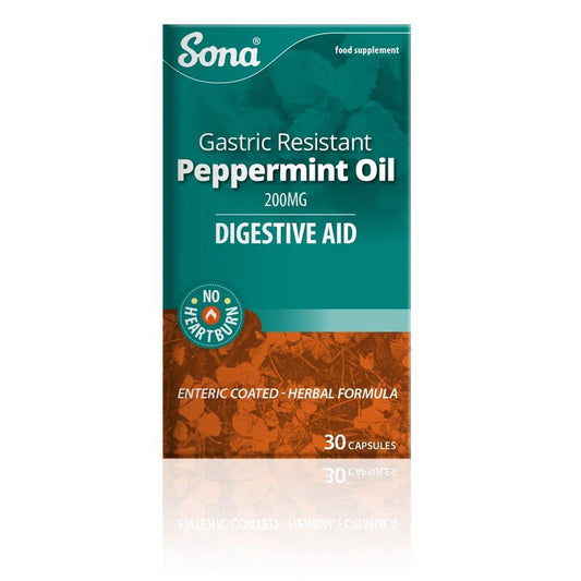 Sona Peppermint Oil 200mg 30 Capsules