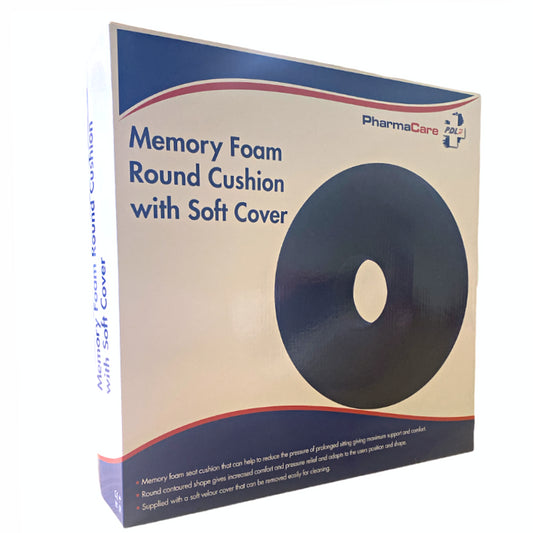 Pharmacare Memory Foam Round Cushion