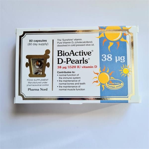 PharmaNord Bio Active D Pearls 80 Capsules