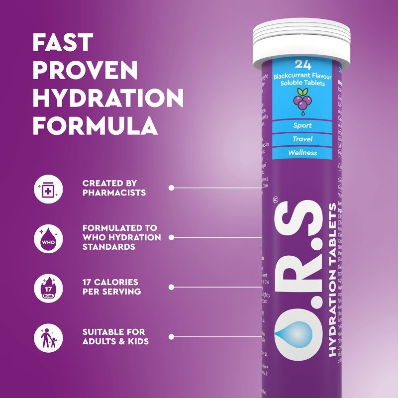 O.R.S Hydration Tablets Blackcurrant