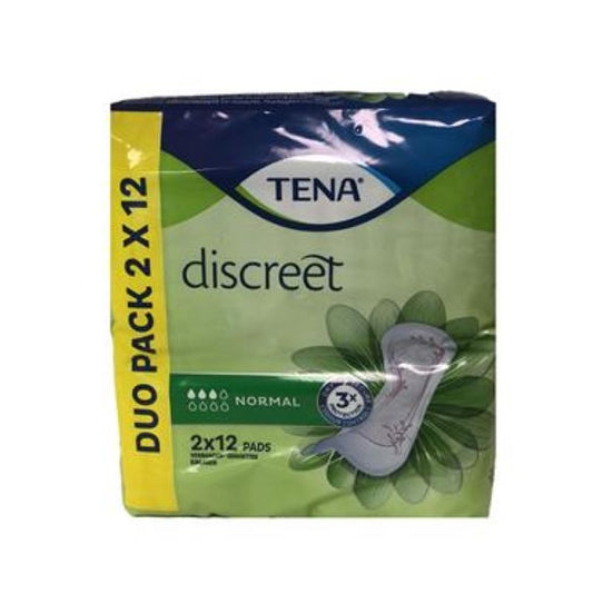 Tena Discreet Normal Duo Pack 2 x 12