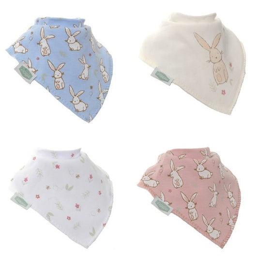 Bandana Dribble Bibs Bunnies