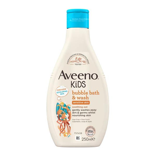 Aveeno Kids Bubble Bath & Wash 250ml