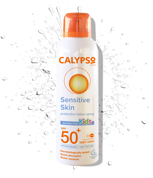Calypso Sensitive Skin Lotion  Spray  Kids SPF 50