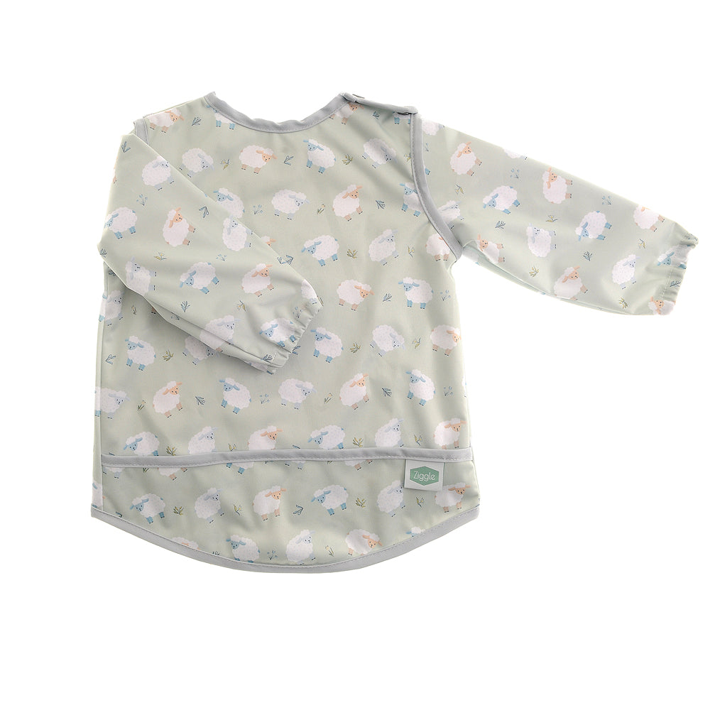Ziggle  Coverall Feeding Bib Sheep