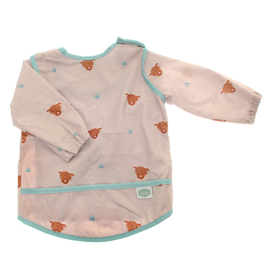 Ziggle  Coverall Feeding Bib Highland Cow