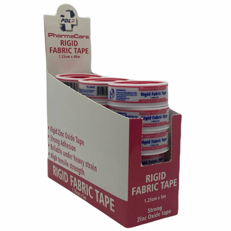 Pharmacare Rigid Fabric Tape 1.25 x 5m