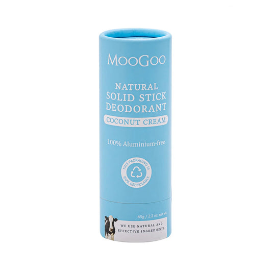 Moogoo Natural Solid Stick Deodrant  Coconut Cream