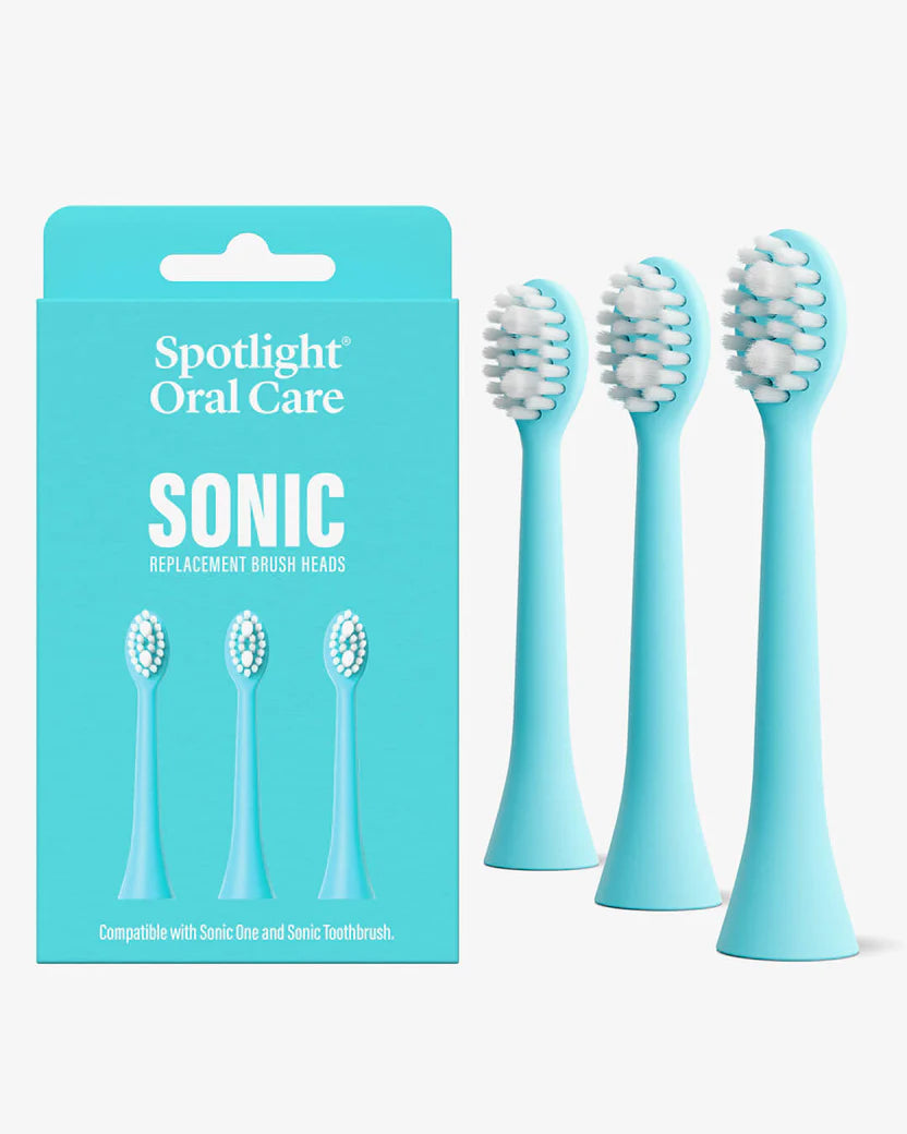Spotlight Oral Care Sonic  Replacement Brush Heads Blue