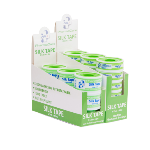 Pharmacare Silk Tape 1.25cm x 4.6 m