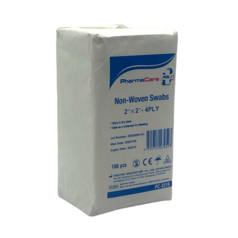 Pharmacare Non Woven Swabs 2"x 2"