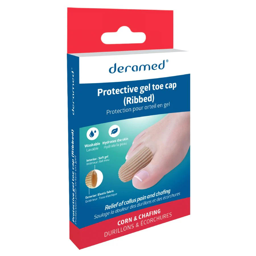 Pharmacare Protective Gel Toe Cap( Ribbed)