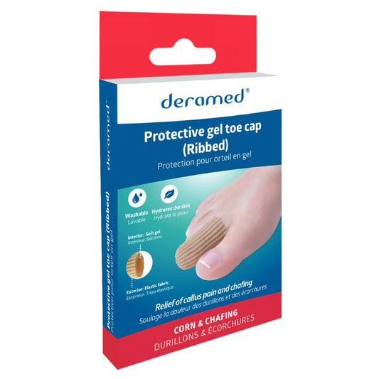 Pharmacare Protective Gel Toe Cap( Ribbed)