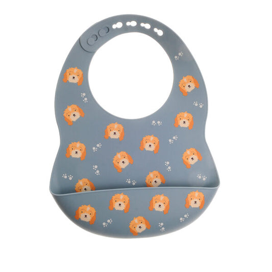 Ziggle Silicone Bib Cockapoo
