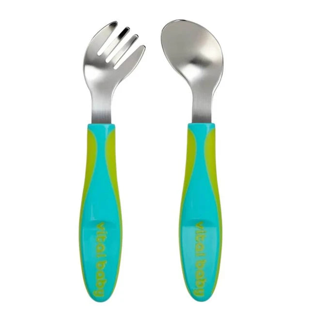 Vital Baby Nourish Growing Up Angled Cutlery