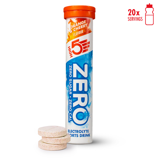High 5 Zero  Electrolyte Sports Drink Orange&Cherry Flavour