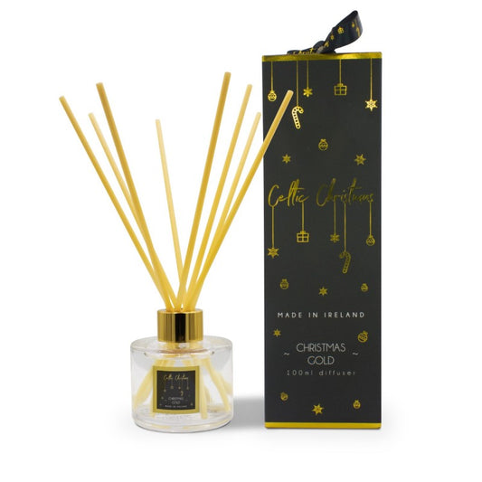 Celtic Candles Christmas Gold Diffuser
