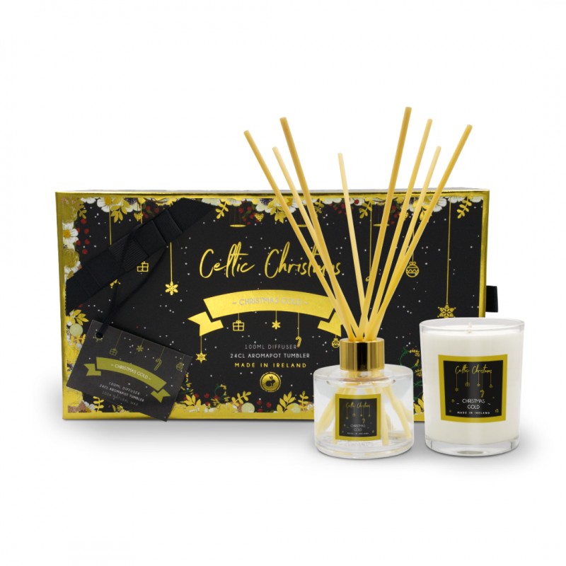 Celtic Candles Christmas Gold