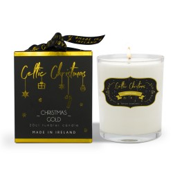 Celtic Candles Christmas Gold Tumbler