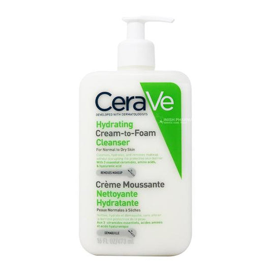 CeraVe Hydrating Cream to Foam Cleanser 473ml