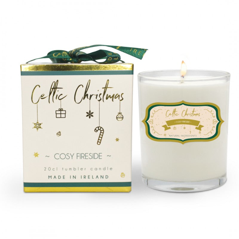 Celtic Candles Christmas Cosy Fireside Tumbler