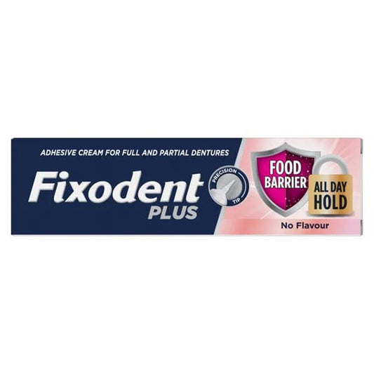Fixodent Plus Food Barrier All Day Hold No Flavour