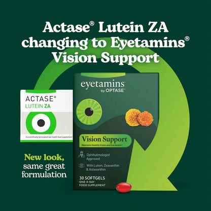 Eyetamins Vision Support (formerly Actase Lutein)