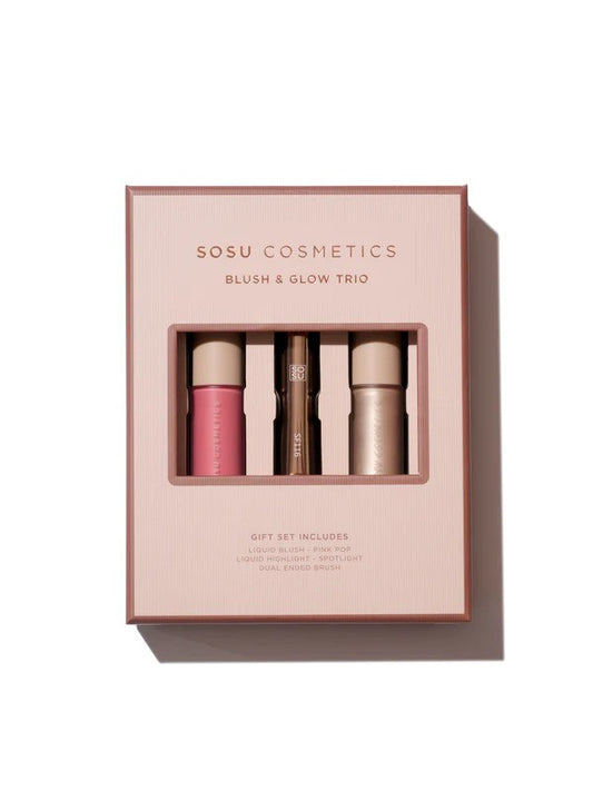 SOSU Cosmetics Blush & Glow Trio